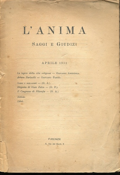 copertina L'Anima