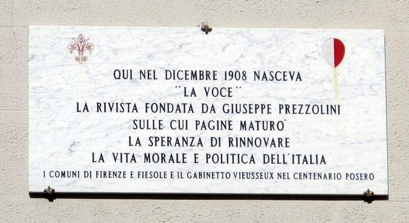 La Voce: targa